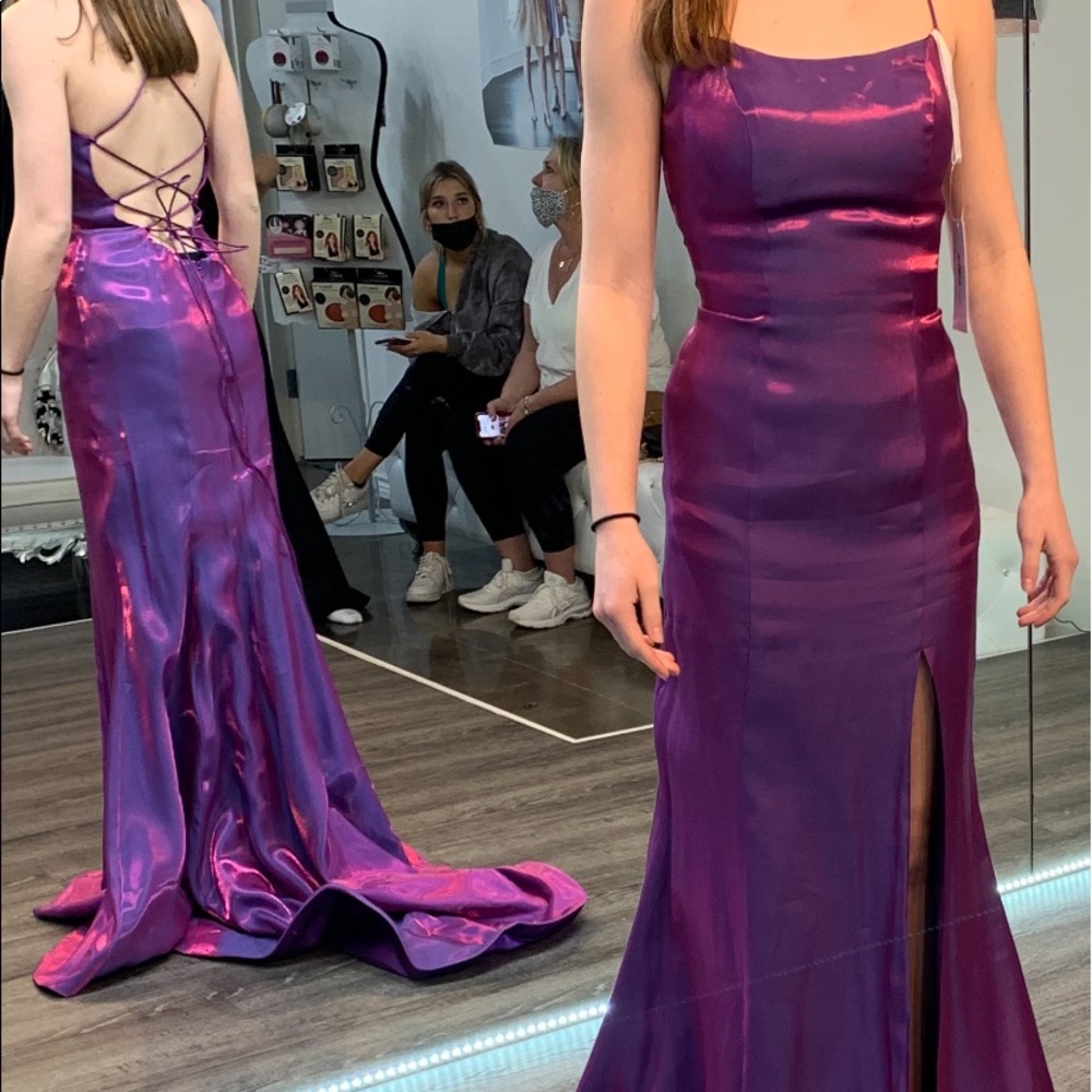 Sherri Hill 00 Iridescent dress - Picture 3 of 3